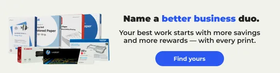 10% cash back on Ink & Toner