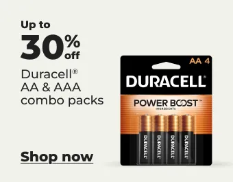 Up to 30% off Duracell AA & AAA combo pack