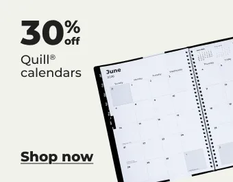 30% off Quill calendars