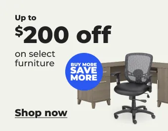 Up to $200 off select furniture