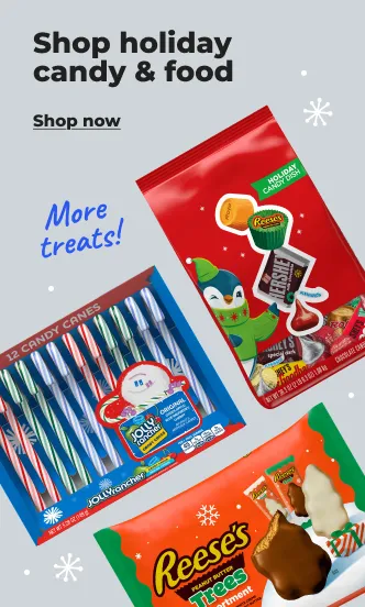 Shop holiday candy & food