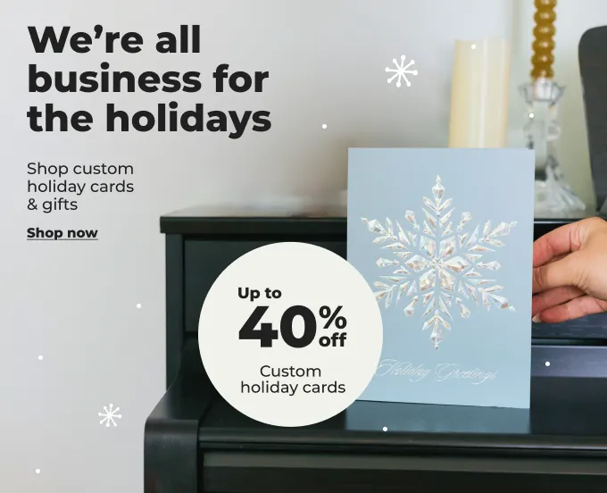 Shop custom holiday cards