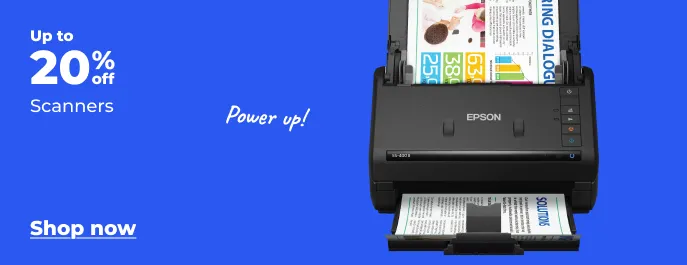 up to 20% off scanners