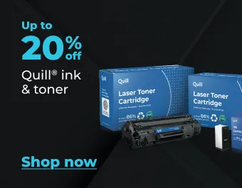Up to 20% off Quill ink & toner