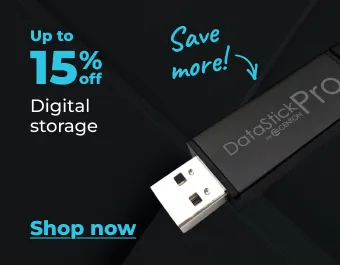 up to 15% off digital storage