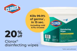 Image of Clorox disinfecting wipes