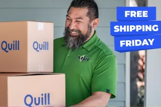 Image of a man carrying boxes