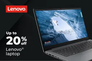 Up to 20% off Lenovo laptop