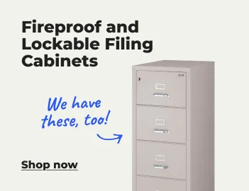 Shop fireproof & lockable filing cabinets