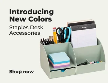 Shop now: Staples desk accessories