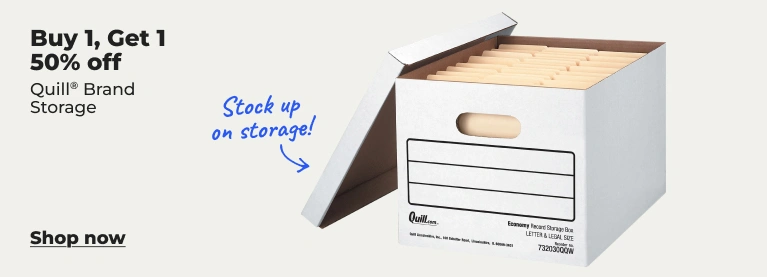 Shop now: Buy 1 get 1 50% off Quill storage