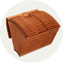 Image of accordion folders