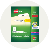 Image of File folders & yearband labels