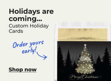 Shop custom holiday cards
