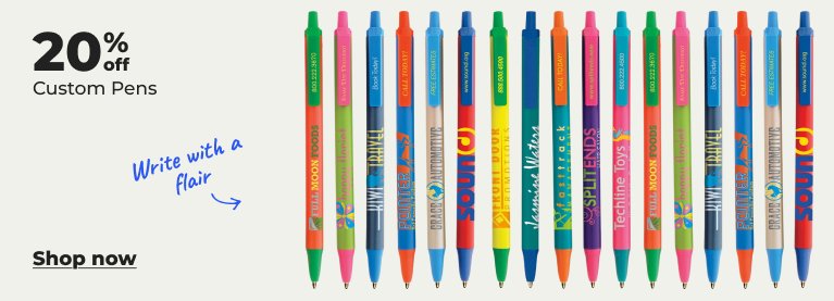 Shop custom pens
