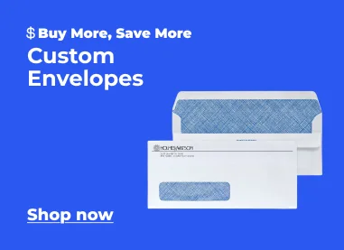 Buy More, Save More on Custom Envelopes