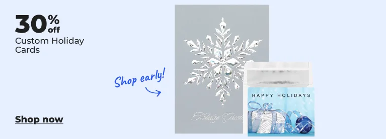 Save an Extra 30% on Custom Holiday Cards