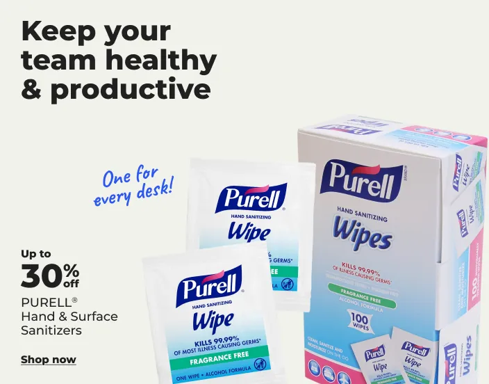 Up to 30% off Purell wipes