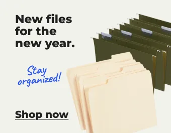 Shop file organizers