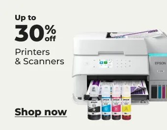 Up to 30% off printers & scanners