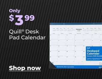 Image desk pad calendar