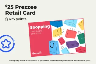 Image of $25 Prezzee Retail Card