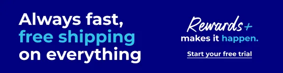 Always fast, free shipping on everything. Join Rewards+