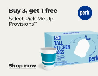 Buy 2, get 1 free select Perk supplies
