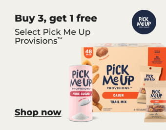 Buy 3, get 1 free select Pick Me Up