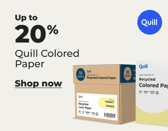 Up to 20% off Quill colored paper