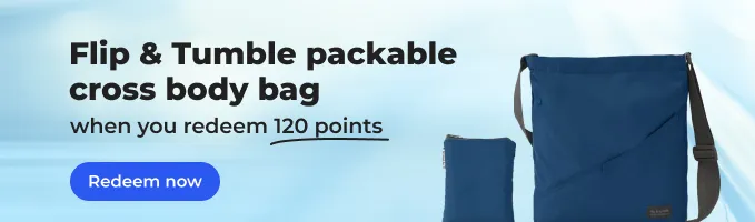 Image of Flip & Tumble packable cross body bag