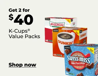 Get 2 for $40 K-Cups value pack