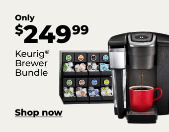 Keurig brewer bundle only $249.99