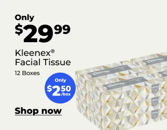 Only $29.99, 12 boxes Kleenex facial tissue