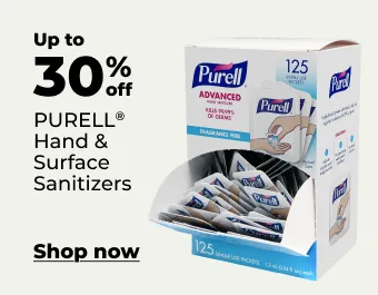 Up to 30% off PURELL sanitizers