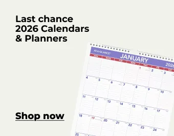 Last chance 2026 calendars & planners