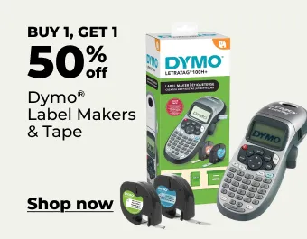Buy 1, get 1 50% off Dymo Label makers