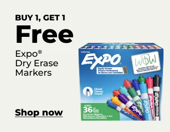 Buy 1, get 1 free Expo dry erase markers