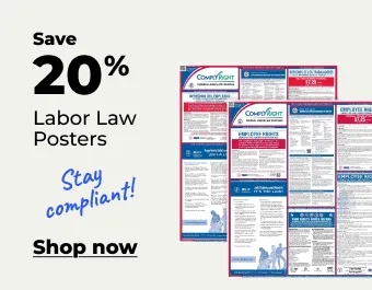 Save 20% on labor law posters