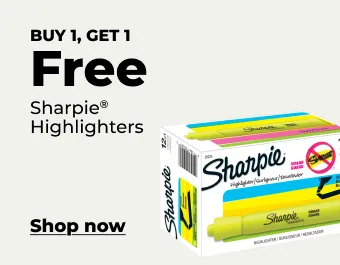 Buy 1, get 1 free Sharpie highlighters