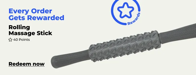 Get rolling massage stick with 40 points