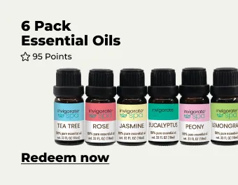 Get 6 pack essential oils with 95 points
