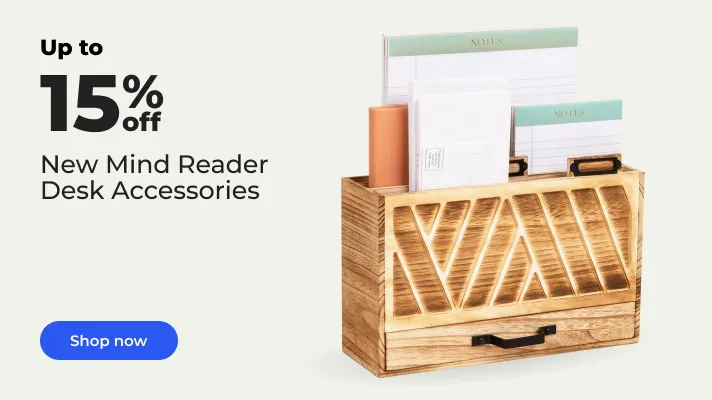 Save up to 15% on new mind reader desk accessories
