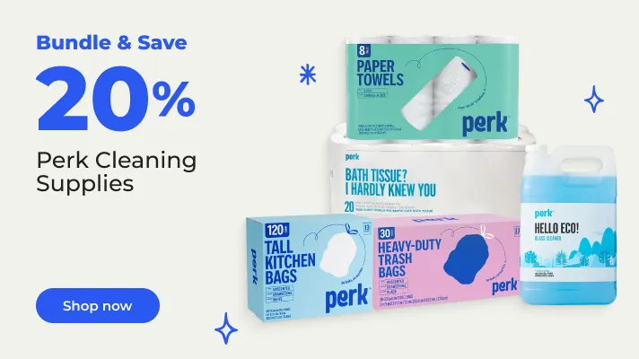 Save 20% on Perk cleaning supplies