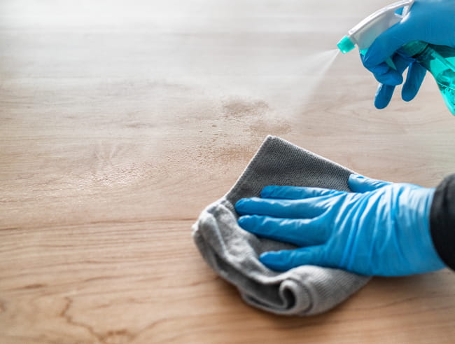 Cleaning chemicals products background