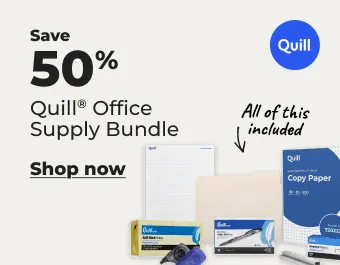 Save 50% on Quill office supply bundle