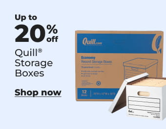 Up to 20% off Quill storage boxes