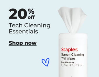 20% off tech cleaning essentials