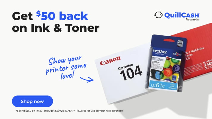 Get $50 back on Ink & toner