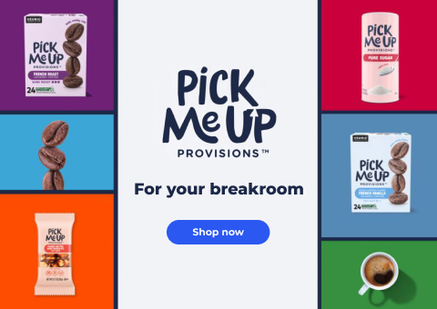 Pick me up for your breakroom Search Ad